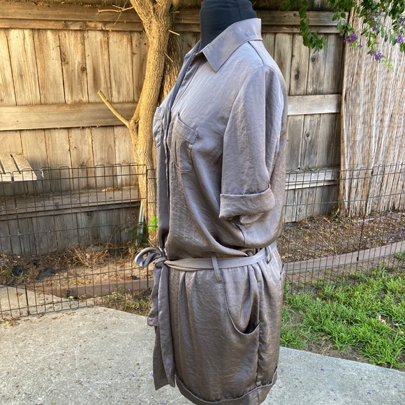 Neutral Satin Finish Romper by Apt 9. - Picture 3 of 7